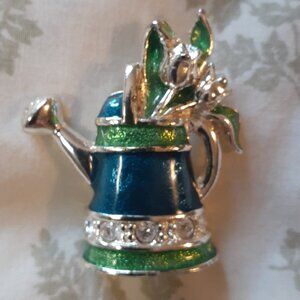 Watering Can Brooch